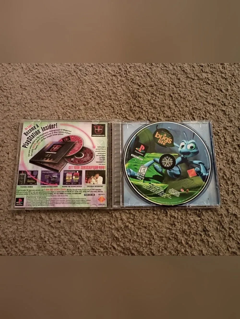 A Bugs Life Playstation 1 COMPLETE PRE-OWNED